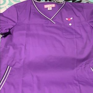 Brand new with tags Koi scrubs top M